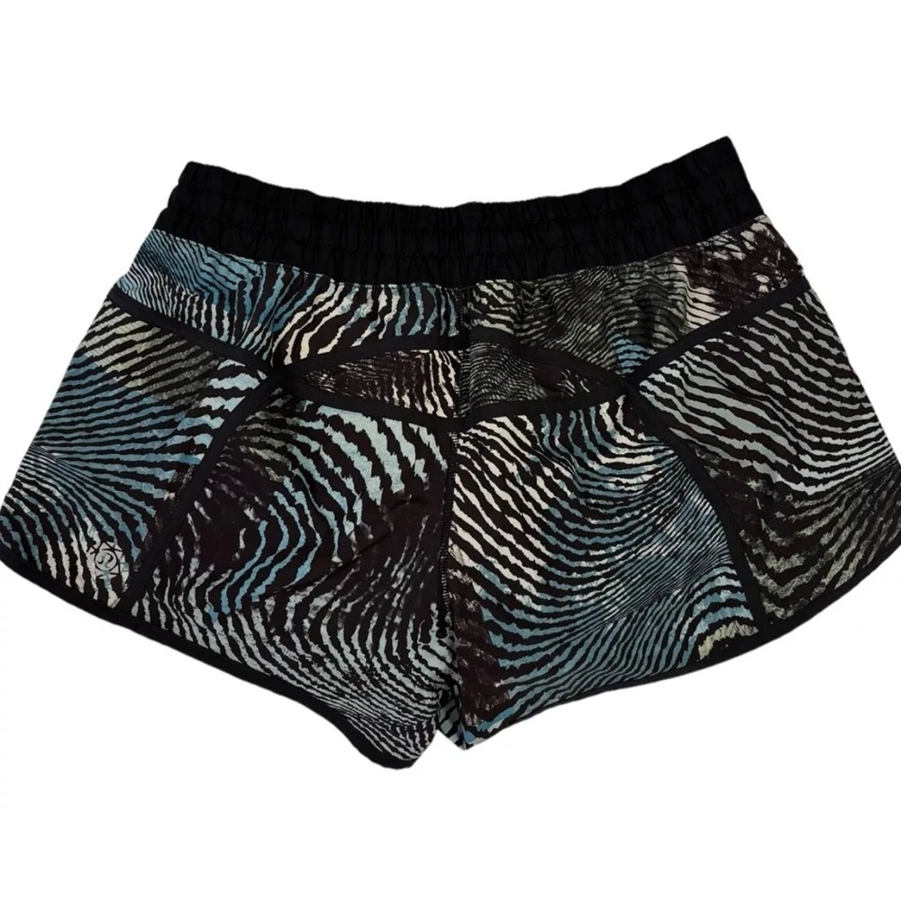 LULULEMON SEAWHEEZE SHORTS TRACKER III 4" SECRET SOCIETY TOFINO TEAL SIZE 12 - Picture 5 of 8